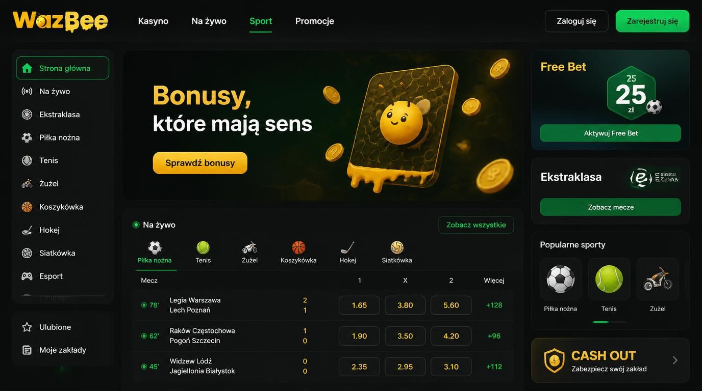 Grupa bonusów i promocji z ofertami sportowymi